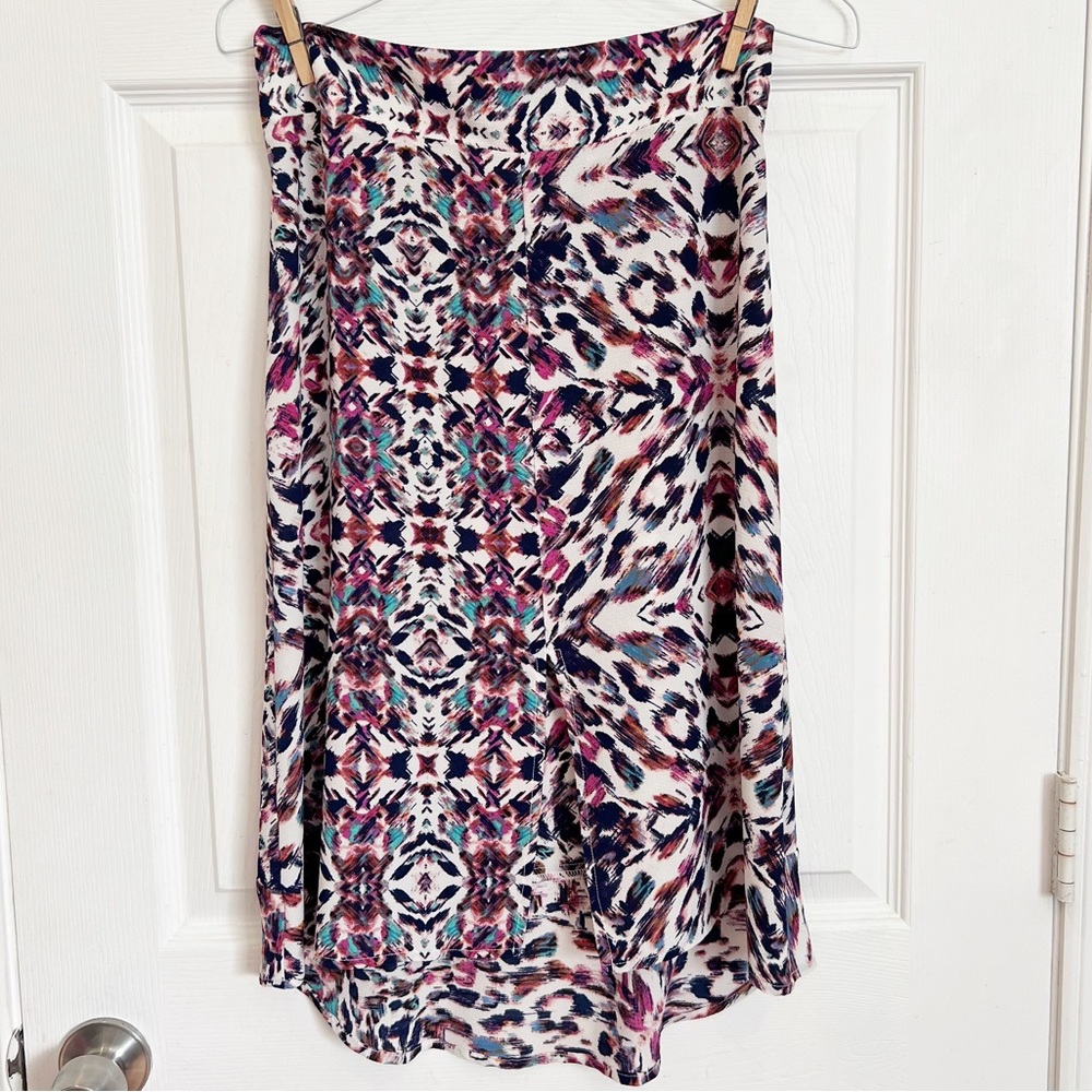 Veronica M | Printed Slit On Front Skirt